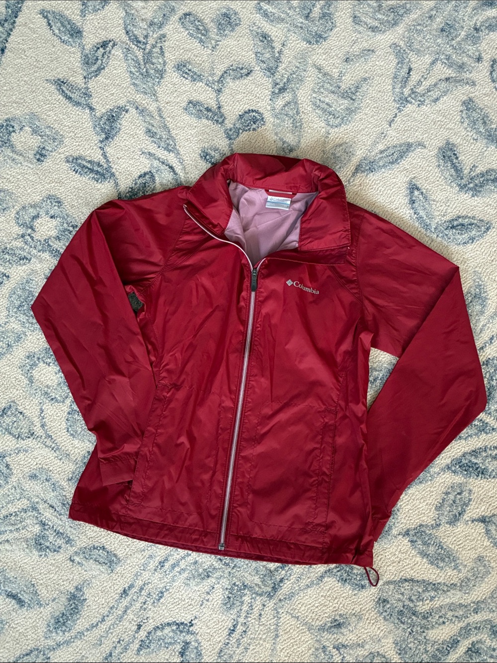 Columbia Women’s Red Full-Zip Utility Jacket —- XS